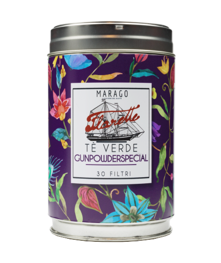 Tè Gunpowder - Barattolo 30 filtri