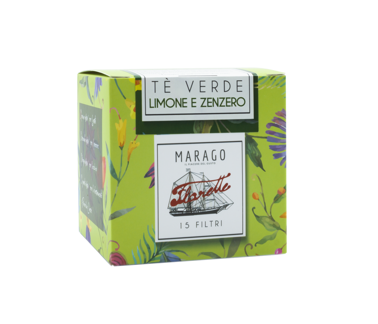 TÈ VERDE limone e zenzero - Astuccio 15 filtri
